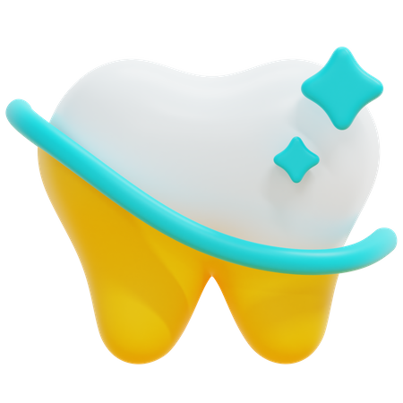 Blanqueamiento dental  3D Icon