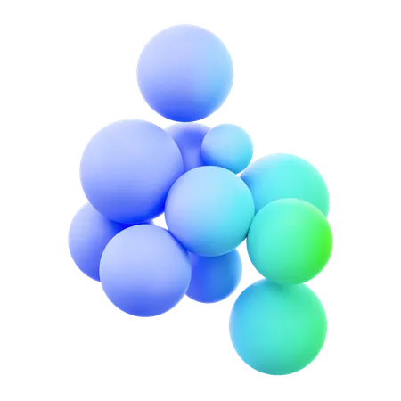 Blase abstrakt  3D Icon