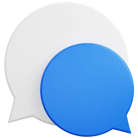 Blasen-Chat  3D Icon