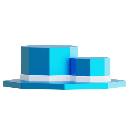 Blau  3D Icon