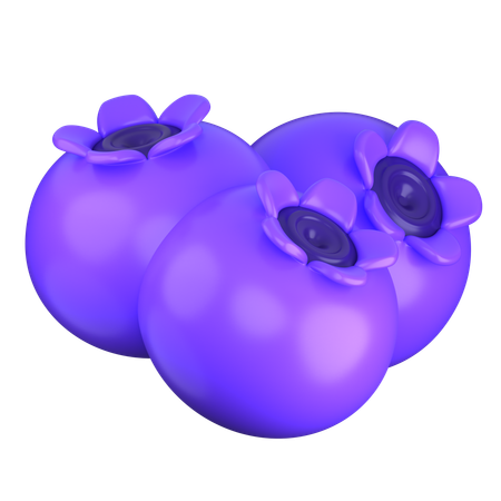 Blaubeere  3D Icon