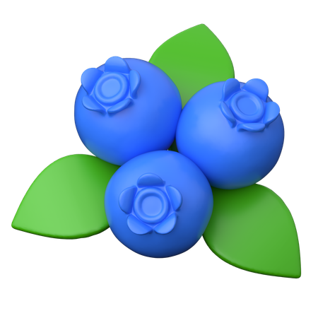 Blaubeere  3D Icon