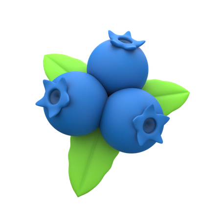 Blaubeere  3D Icon