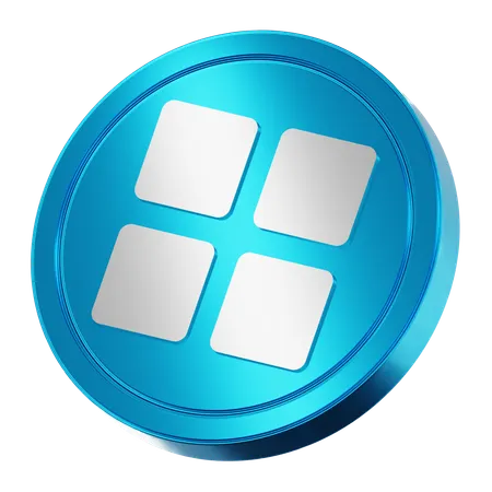 Blcn Coin  3D Icon