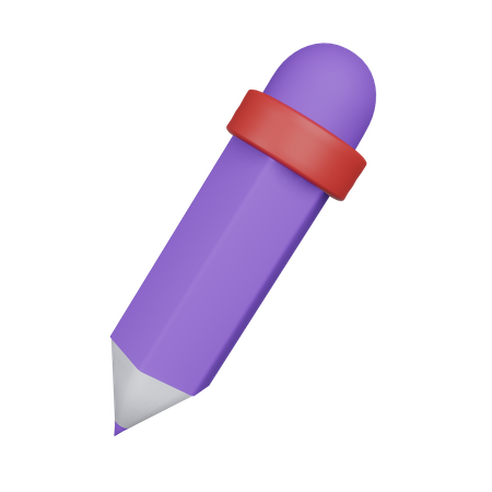 Bleistift  3D Illustration