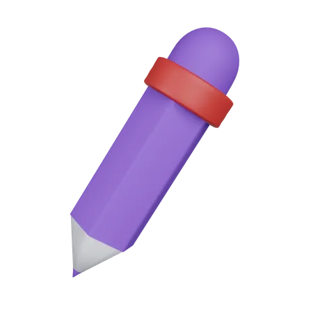 Bleistift  3D Illustration