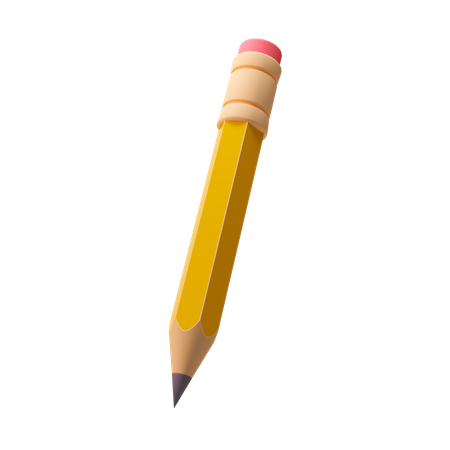 Bleistift  3D Illustration