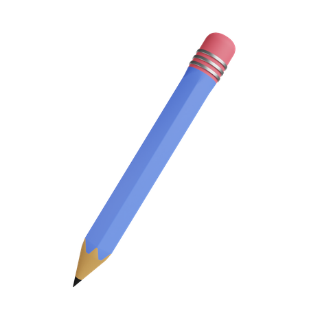 Bleistift  3D Illustration