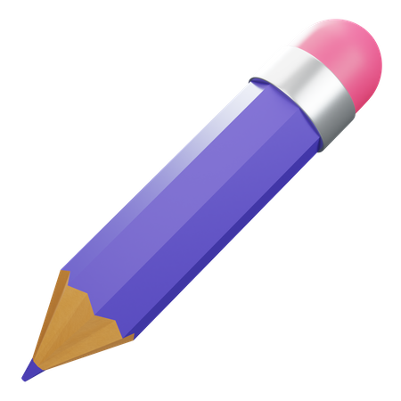 Bleistift  3D Illustration