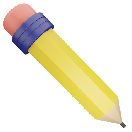 Bleistift  3D Illustration