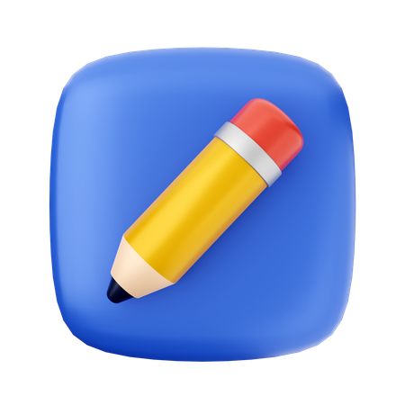 Bleistift  3D Icon