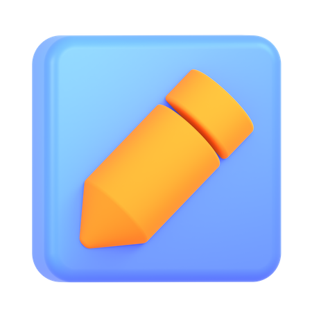 Bleistift  3D Icon