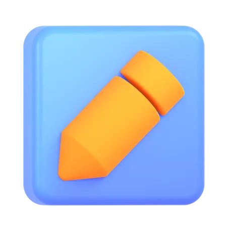 Bleistift  3D Icon