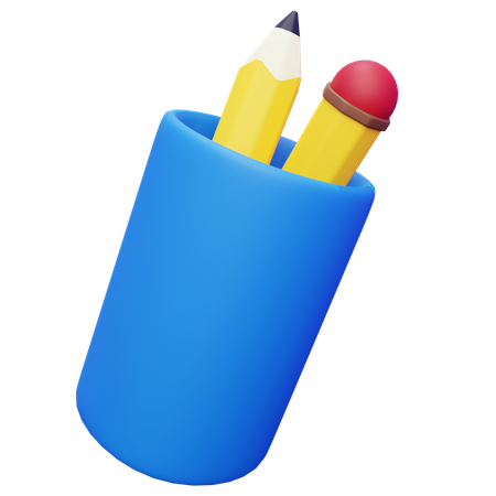 Bleistiftbecher  3D Icon