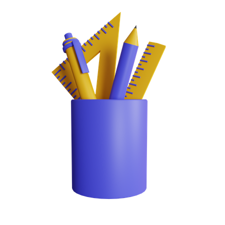 Bleistifthalter  3D Icon