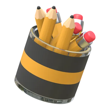 Bleistifthalter  3D Icon