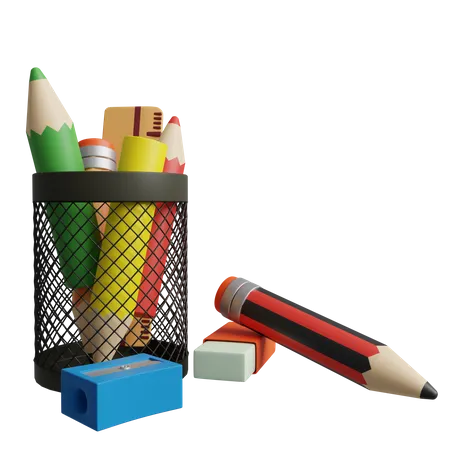 Bleistifthalter  3D Icon