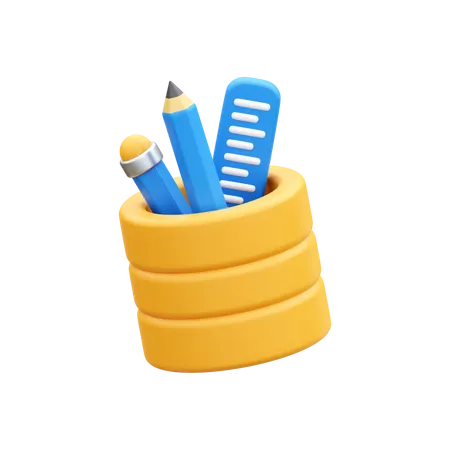 Bleistifthalter  3D Icon