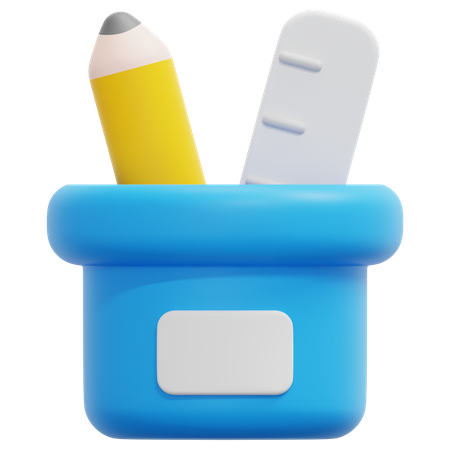 Bleistifttopf  3D Icon