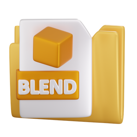 Blend  3D Icon