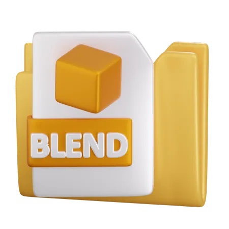 Blend  3D Icon