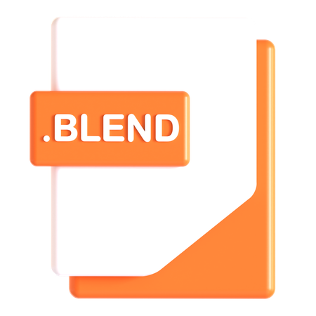 Blend-Erweiterung  3D Icon