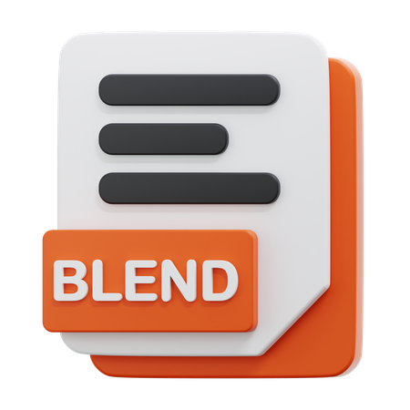 BLEND FILE  3D Icon