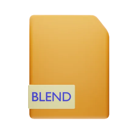 Blend File  3D Icon