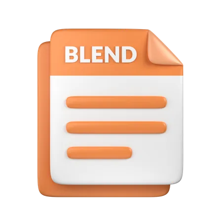 BLEND File  3D Icon