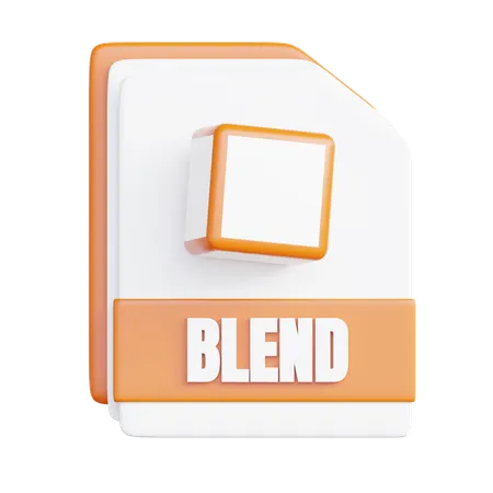 Blend File  3D Icon