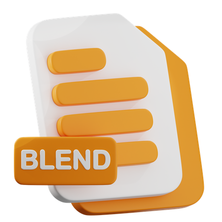 BLEND FIle  3D Icon