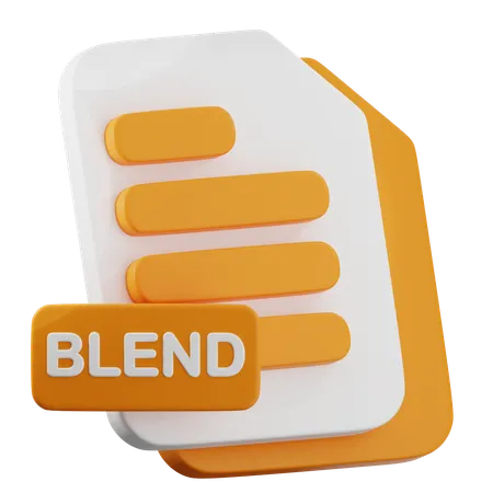 BLEND FIle  3D Icon