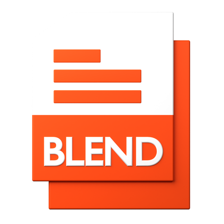 BLEND File  3D Icon