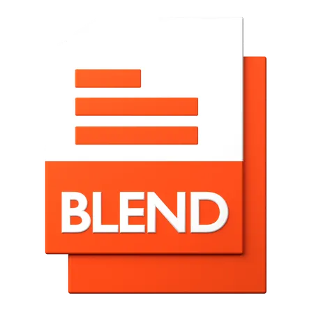 BLEND File  3D Icon