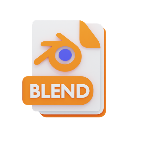 Blend File  3D Icon