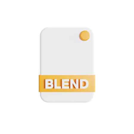 Blend File  3D Icon