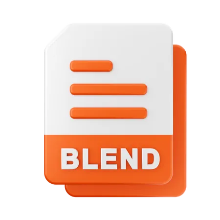 BLEND File  3D Icon