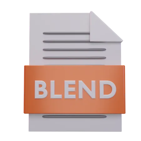 Blend File  3D Icon