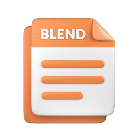 BLEND File  3D Icon