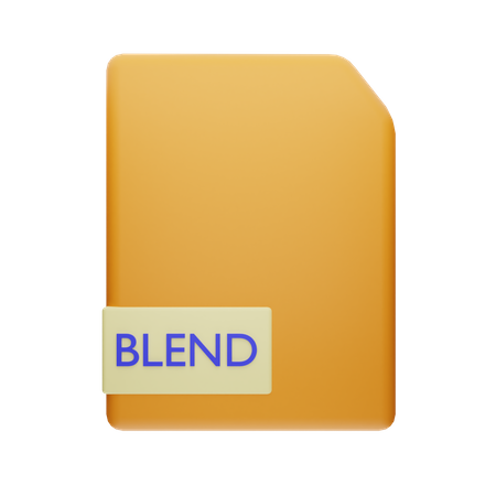 Blend File  3D Icon