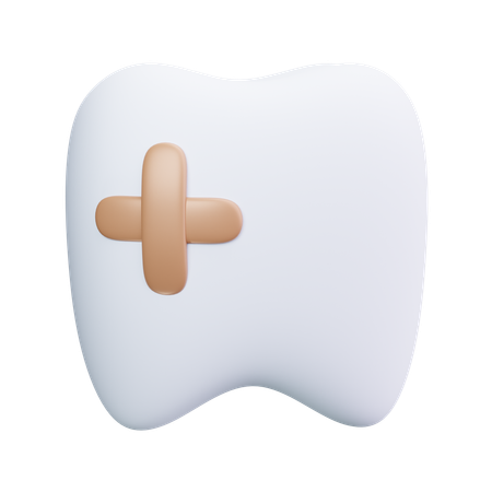 Blessure aux dents  3D Icon