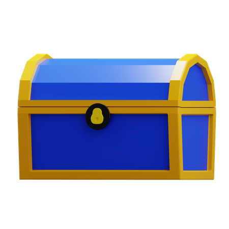 Poitrine bleue  3D Icon