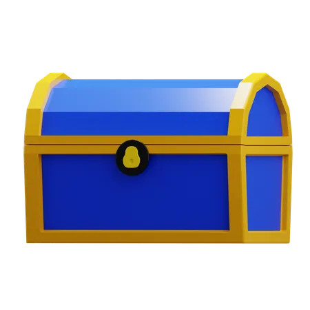 Poitrine bleue  3D Icon