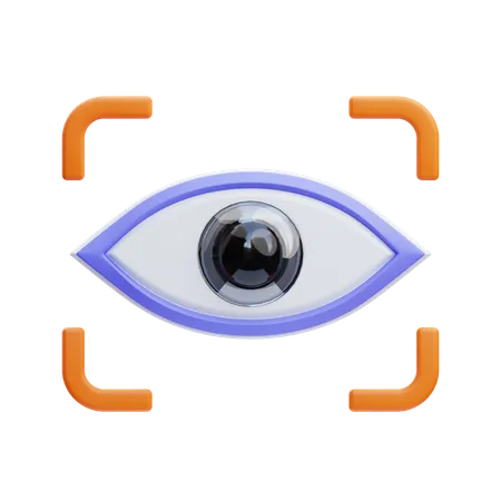 Blickverfolgung  3D Icon