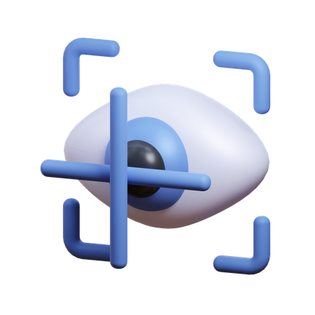 Blickverfolgung  3D Icon