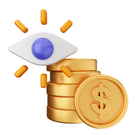 Blink Money Dollar  3D Icon