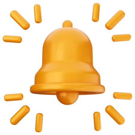 Blink Notification Bell  3D Icon