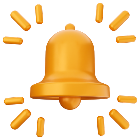 Blink Notification Bell  3D Icon