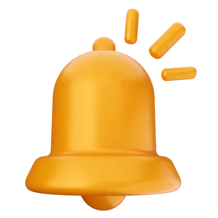 Blink Notification Bell  3D Icon