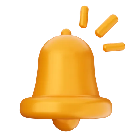 Blink Notification Bell  3D Icon